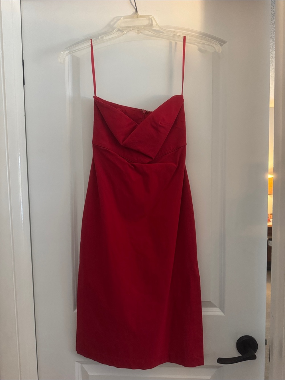 Express Red Spaghetti-Strap Mini Dress